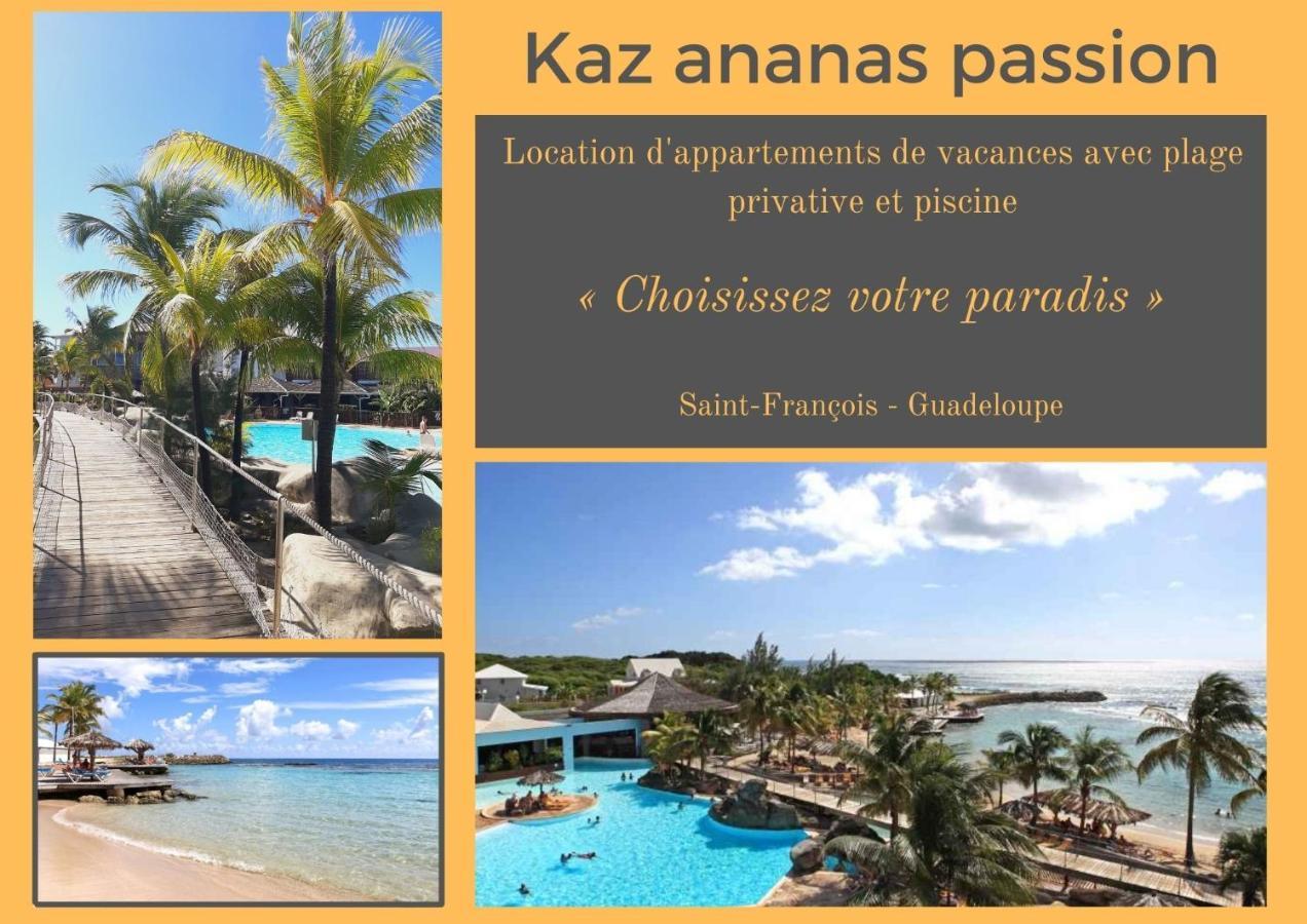 F3 _ Kaz Ananas Passion Au Manganao Appartement Saint-Francois  Buitenkant foto